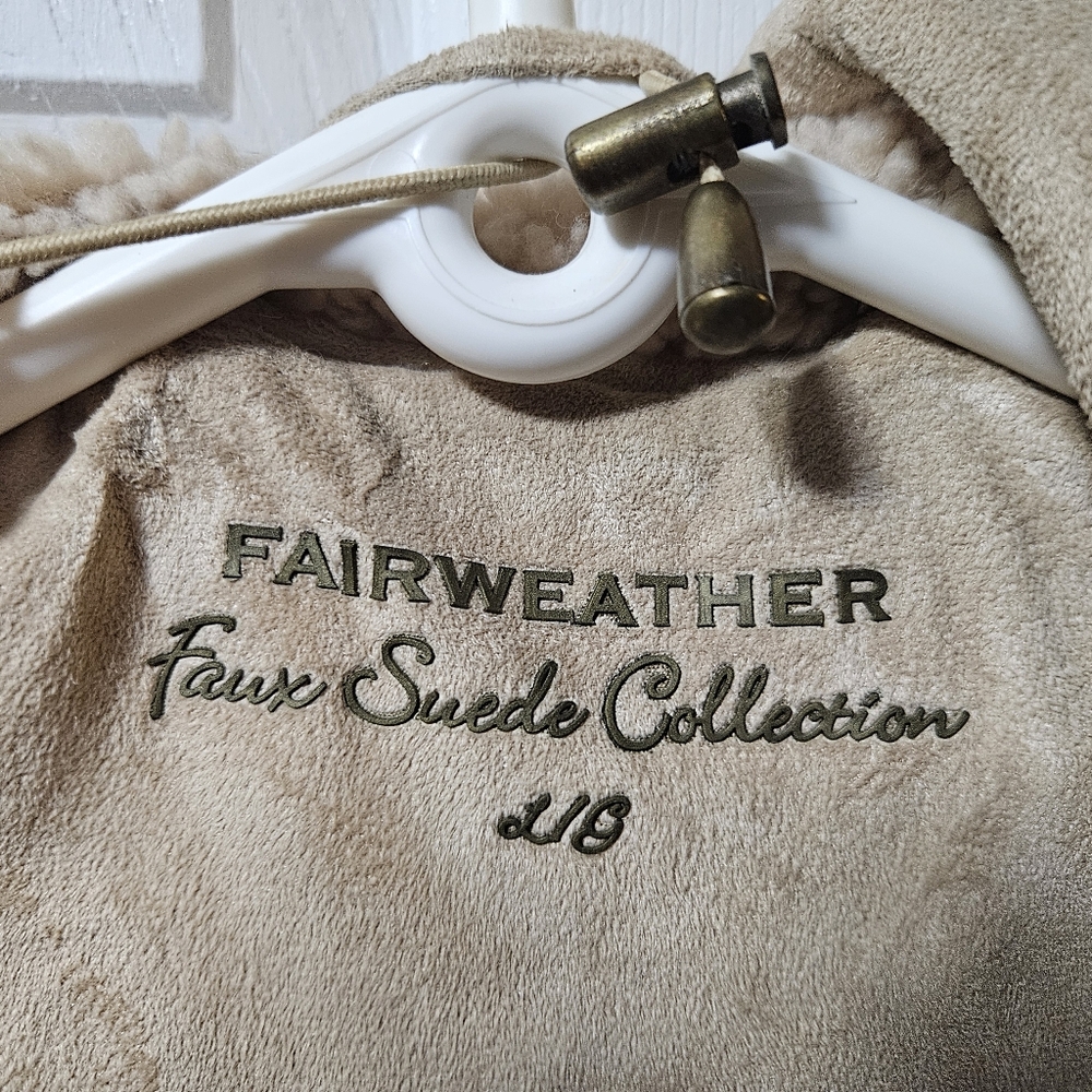Suede coat..looks sheerling